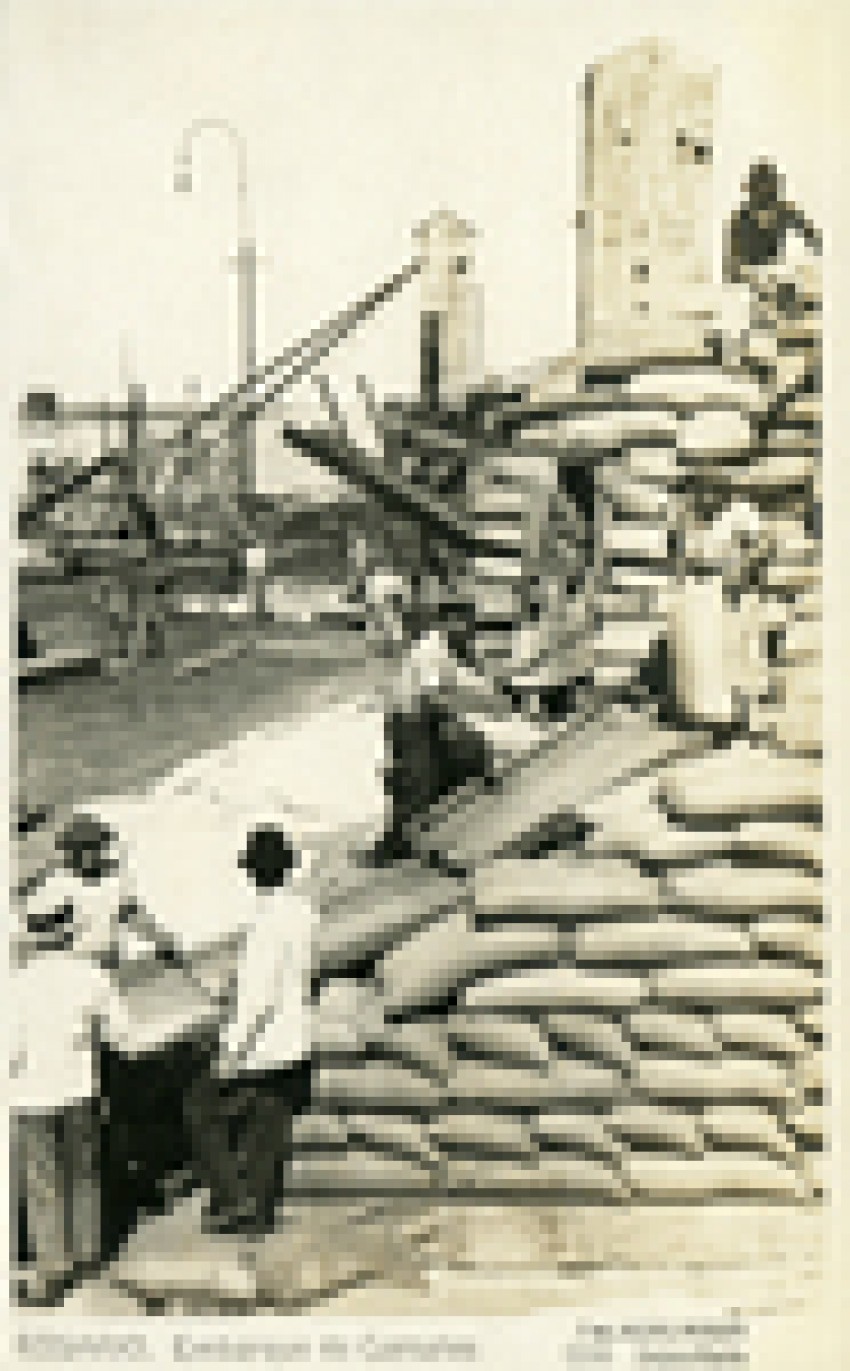 Embarque de cereales, Rosario (1930 - 1940).