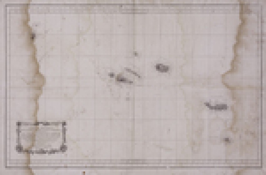 Carta esférica de las Islas de los Azores o Terceras