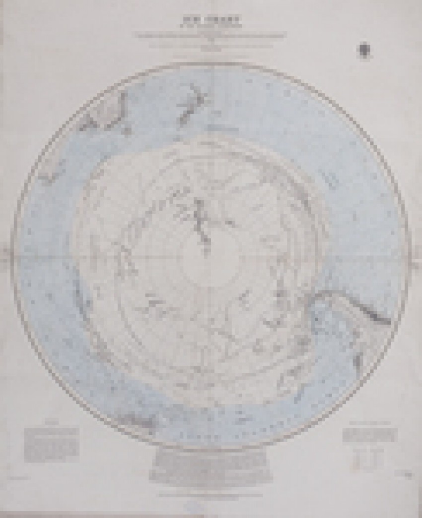 Ice chart of the Southern Hemisphere
