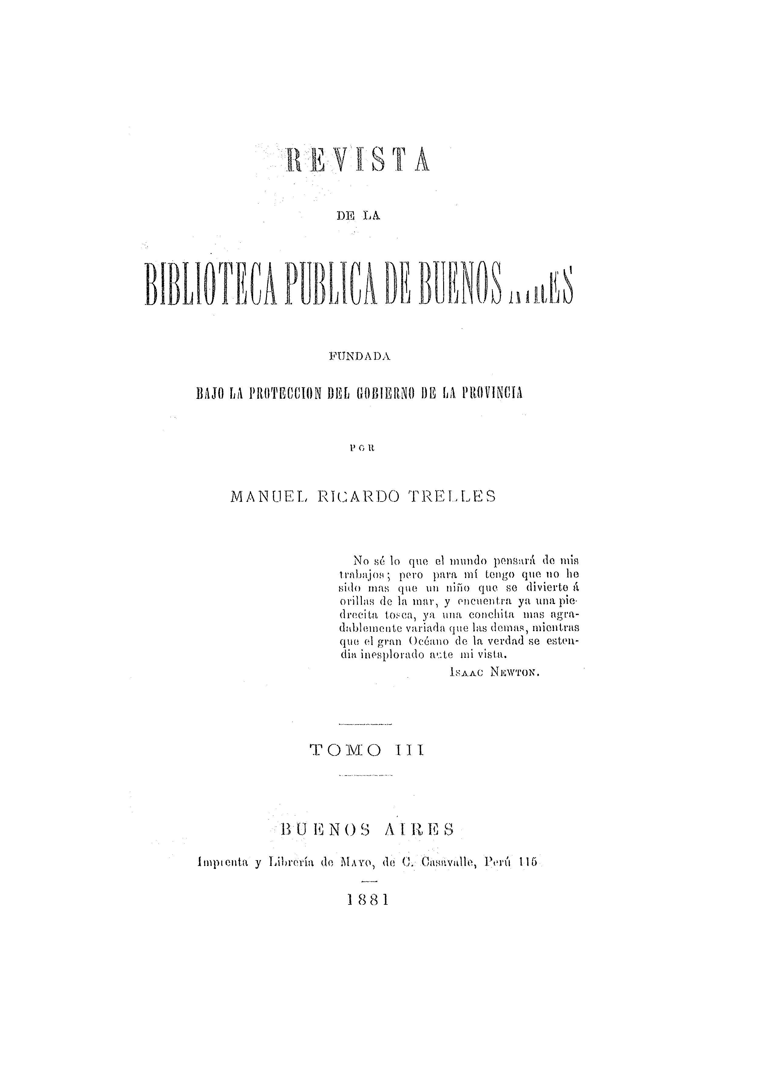 Revista de la Biblioteca Pública de Buenos Aires