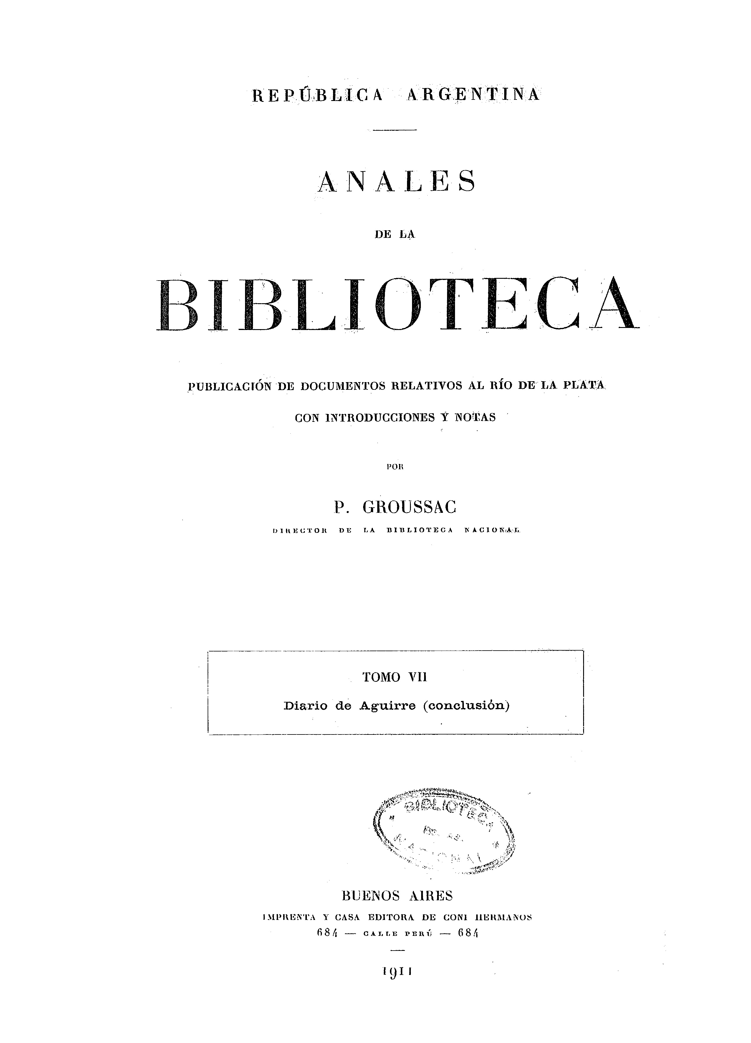 Anales de la Biblioteca