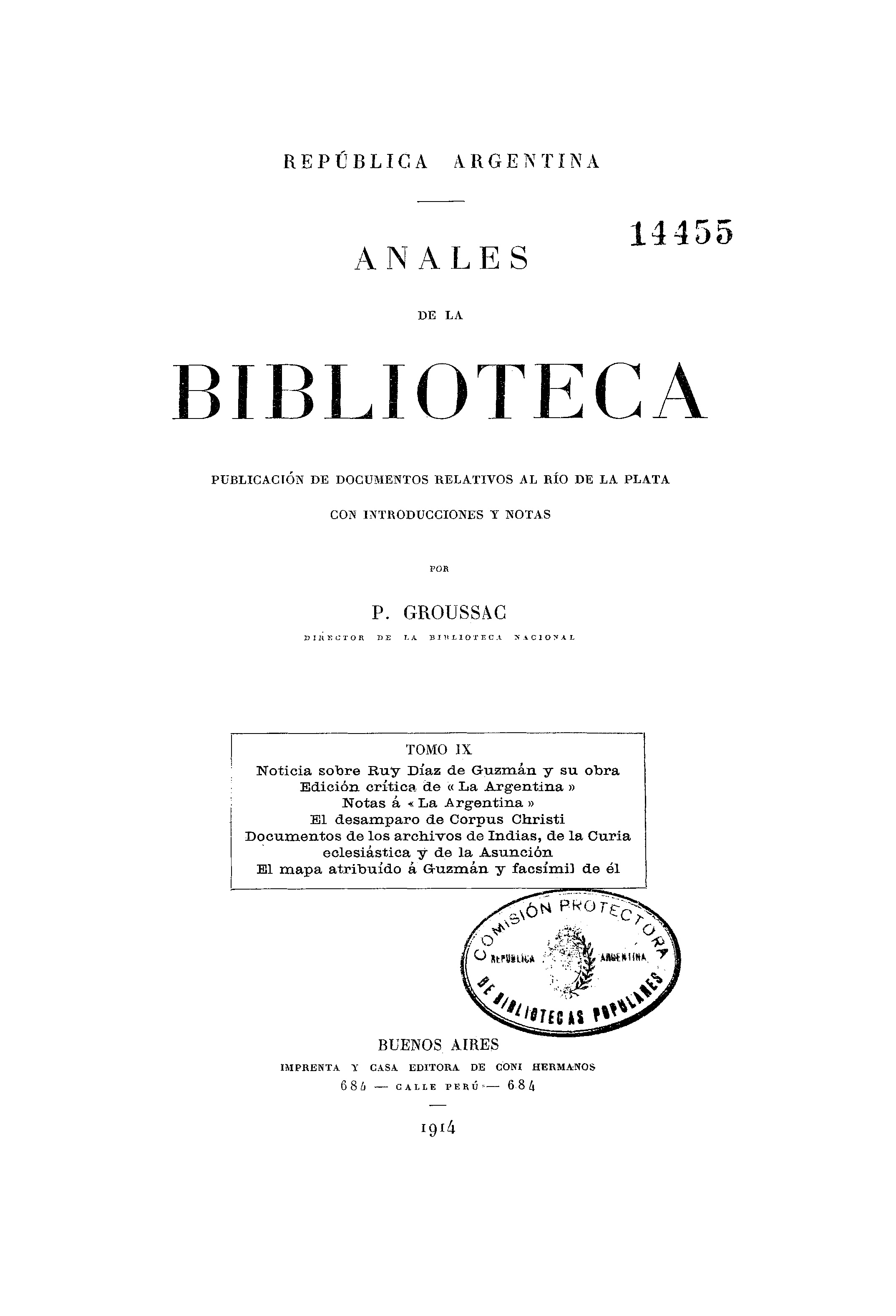 Anales de la Biblioteca