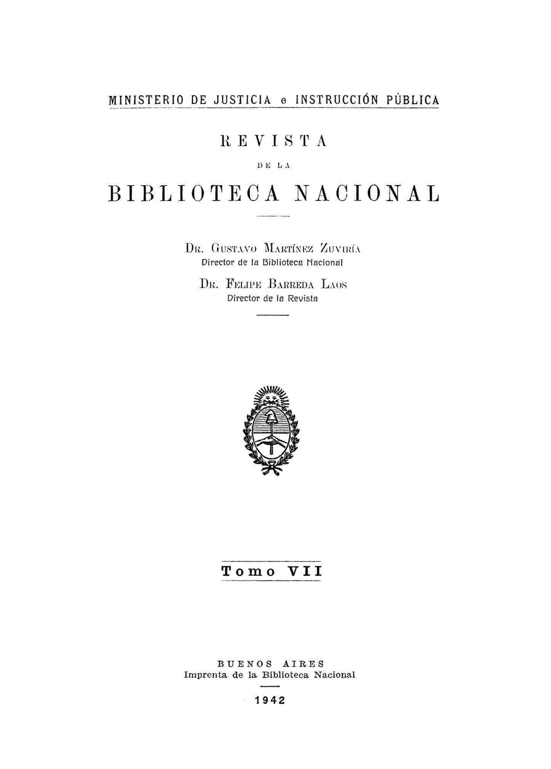 Revista de la Biblioteca Nacional