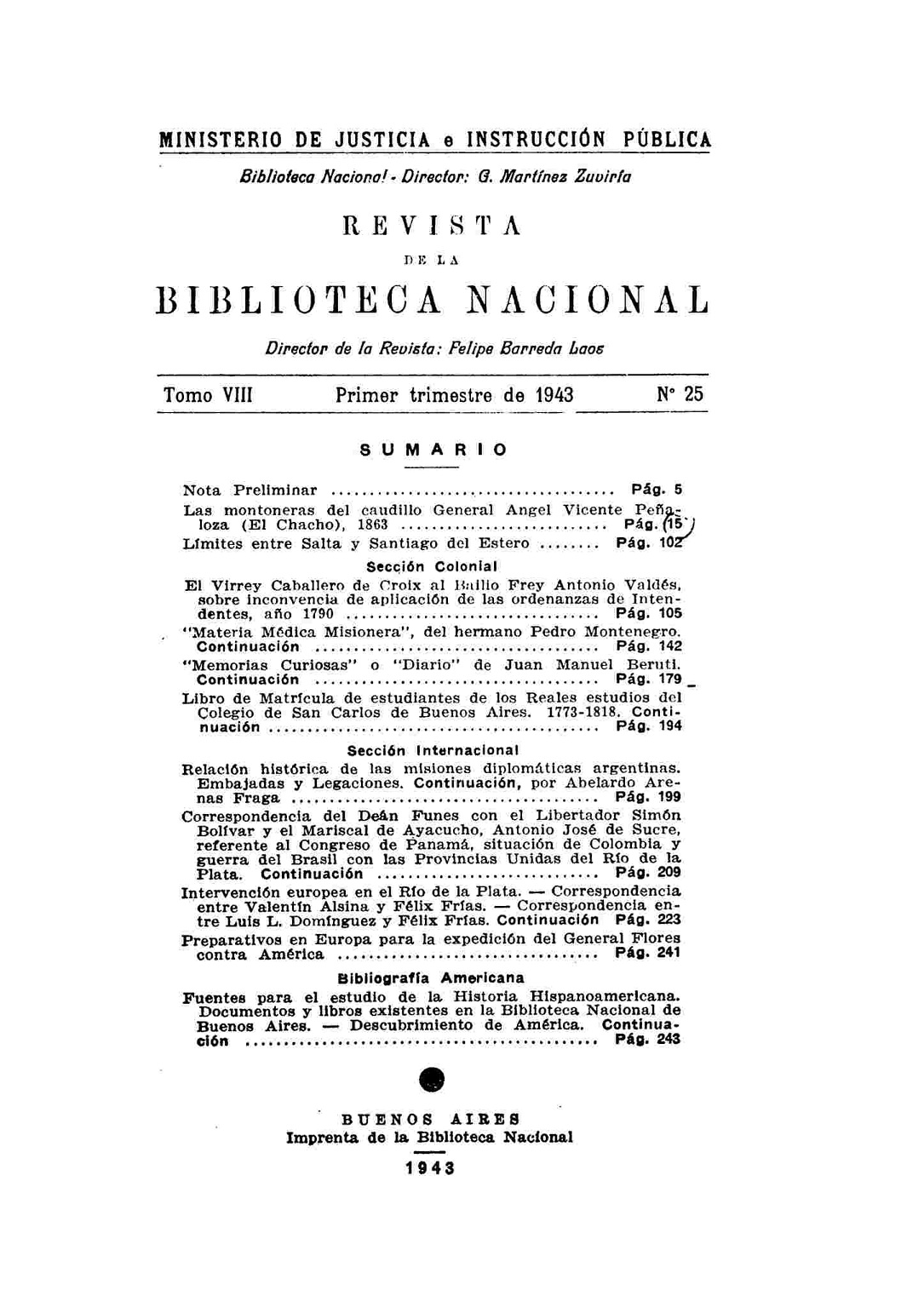 Revista de la Biblioteca Nacional