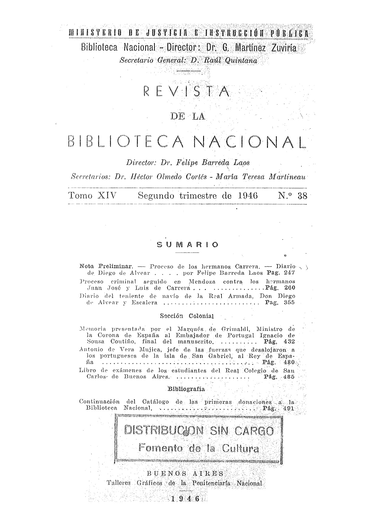 Revista de la Biblioteca Nacional
