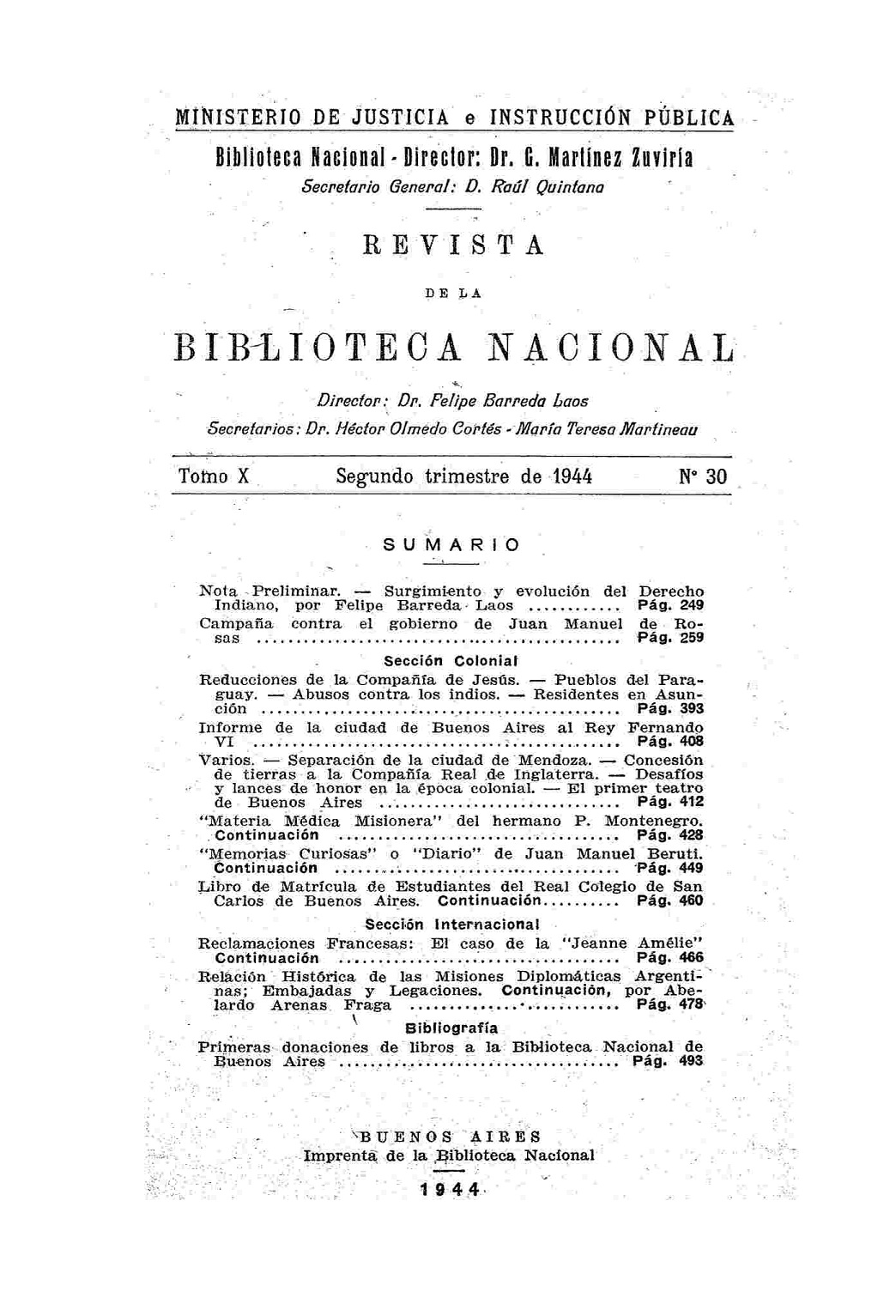 Revista de la Biblioteca Nacional