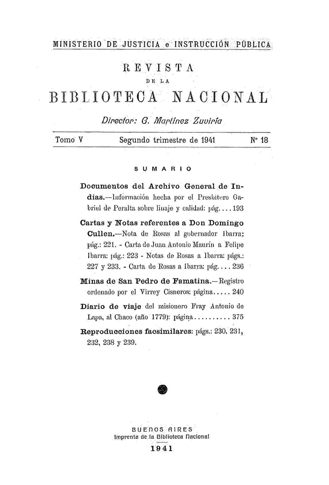 Revista de la Biblioteca Nacional