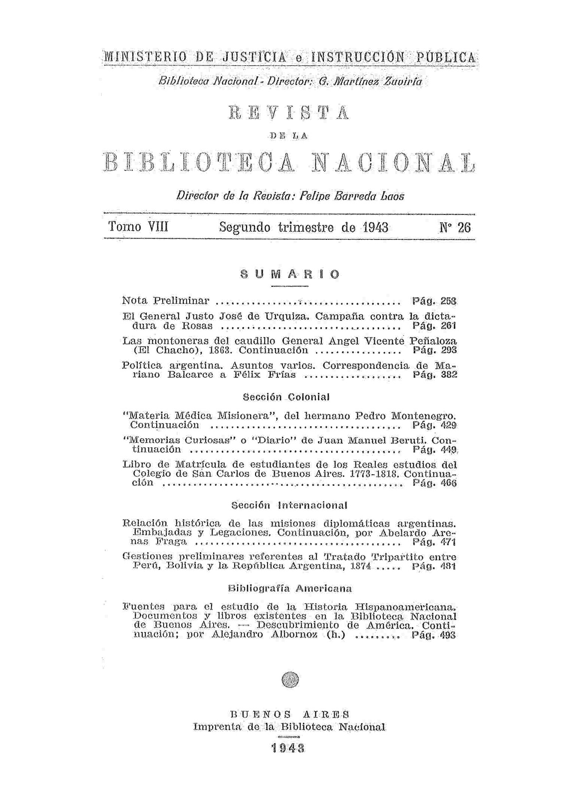 Revista de la Biblioteca Nacional
