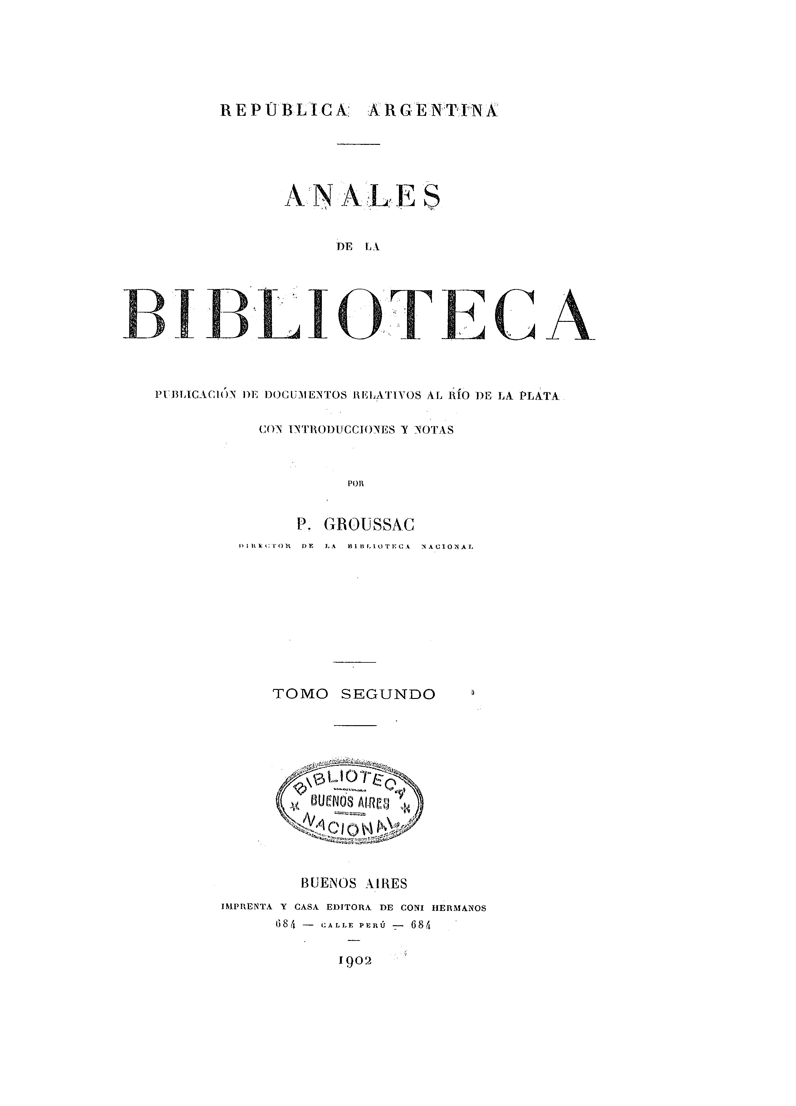 Anales de la Biblioteca