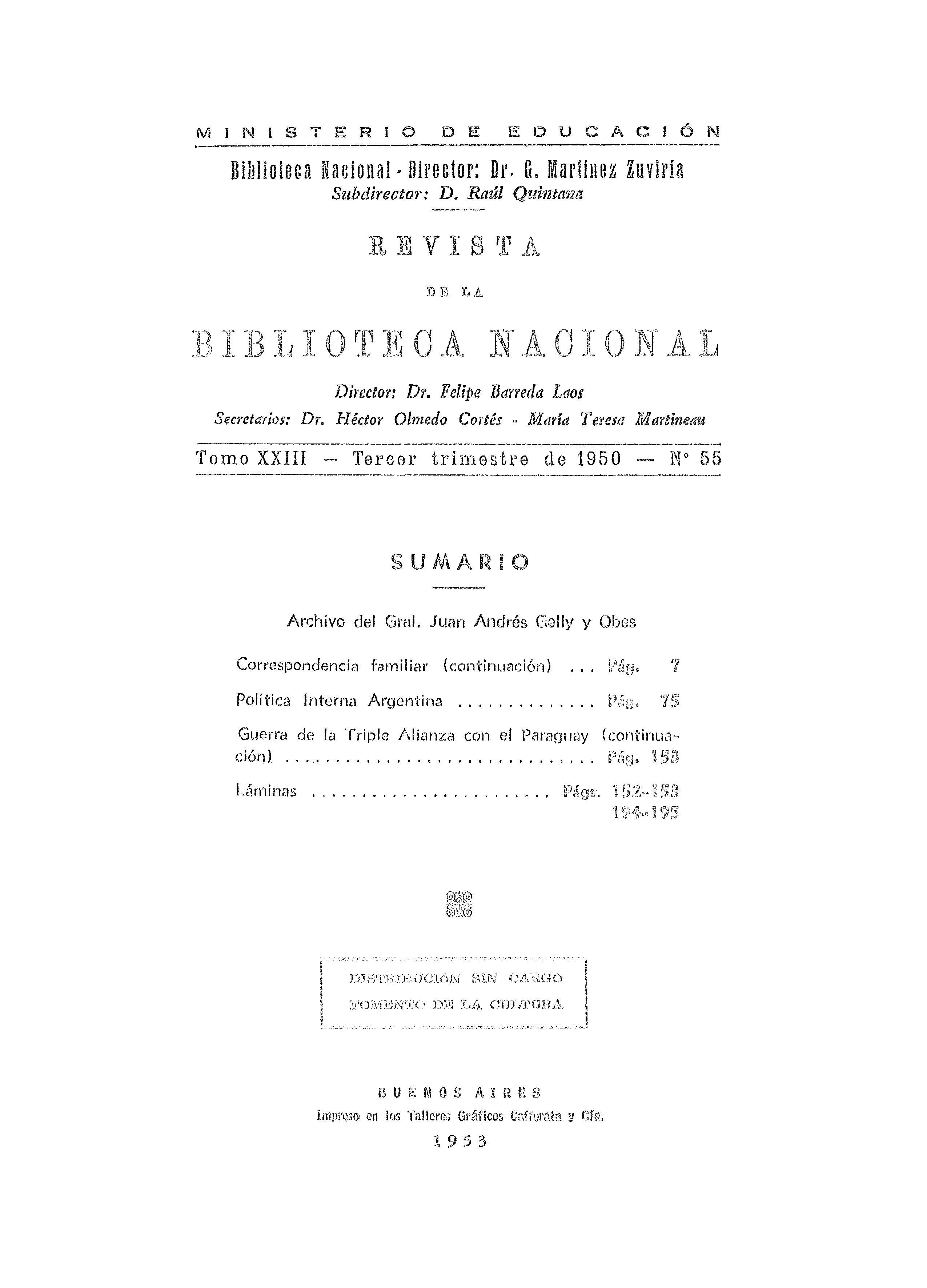 Revista de la Biblioteca Nacional