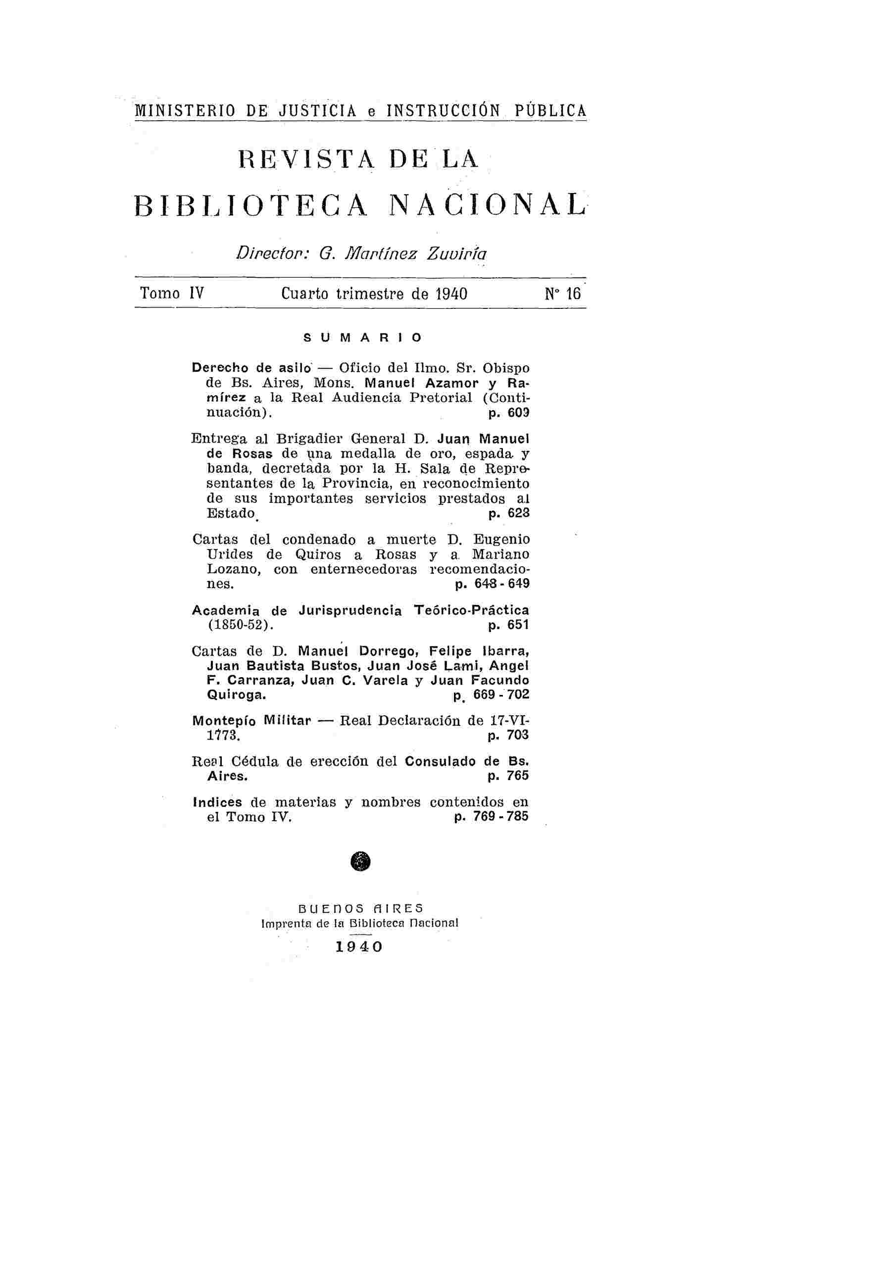 Revista de la Biblioteca Nacional
