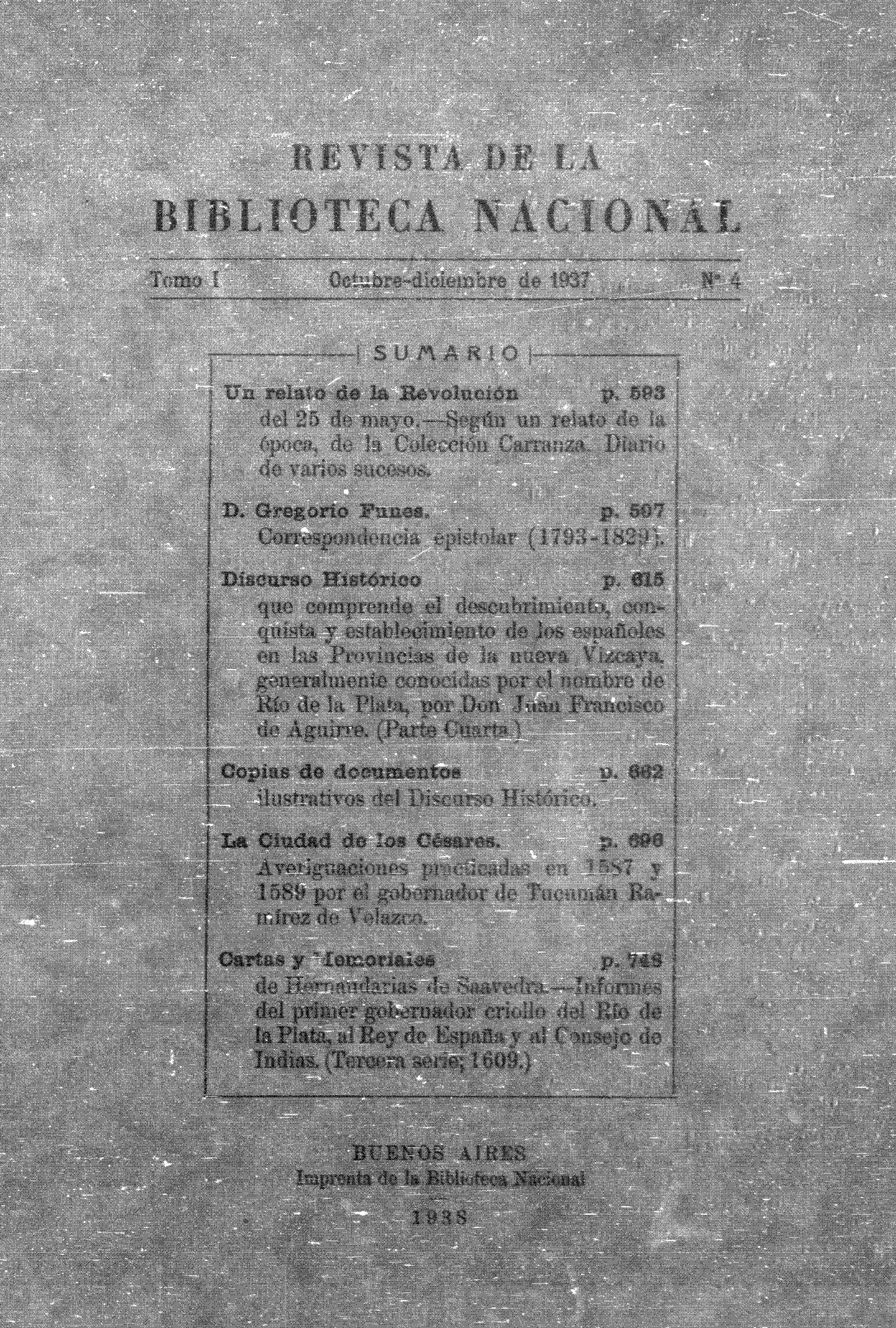 Revista de la Biblioteca Nacional