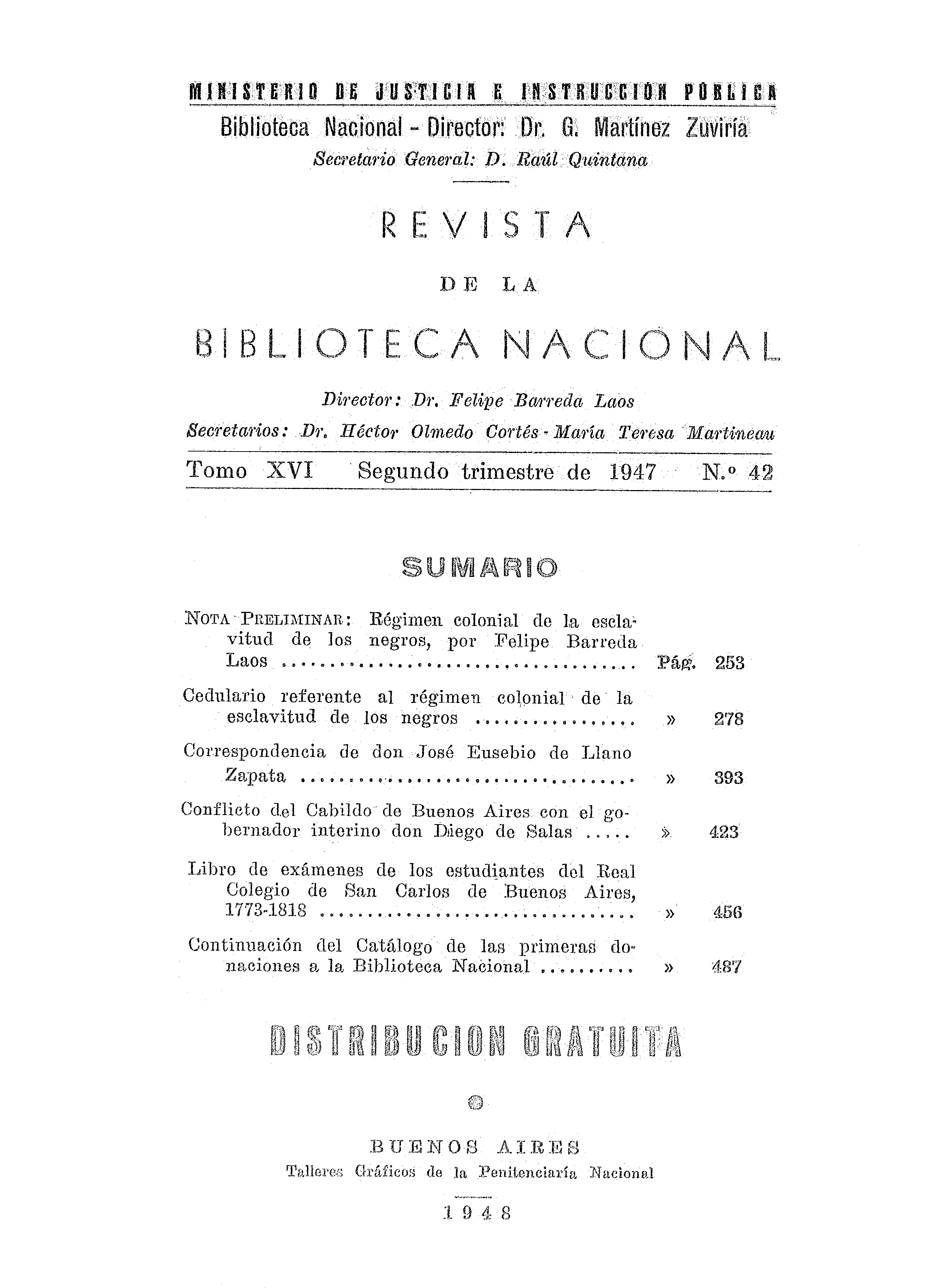Revista de la Biblioteca Nacional