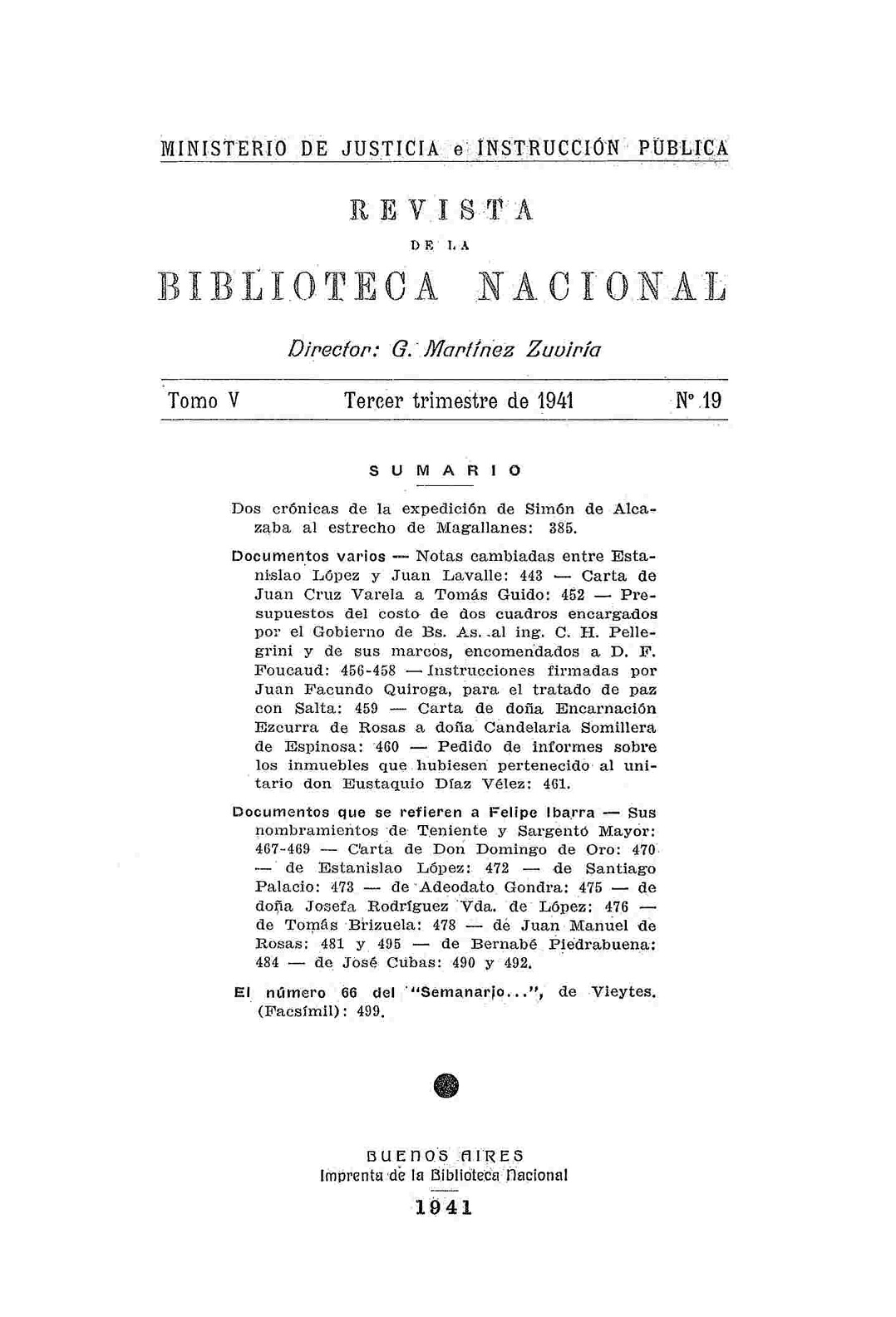 Revista de la Biblioteca Nacional
