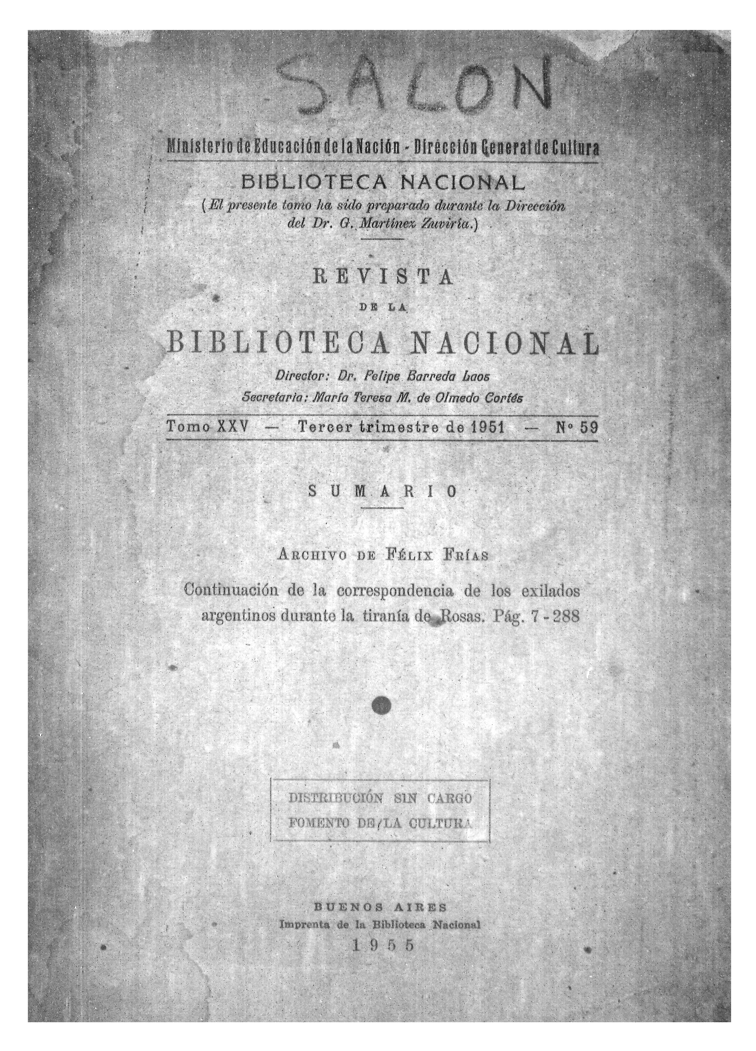 Revista de la Biblioteca Nacional