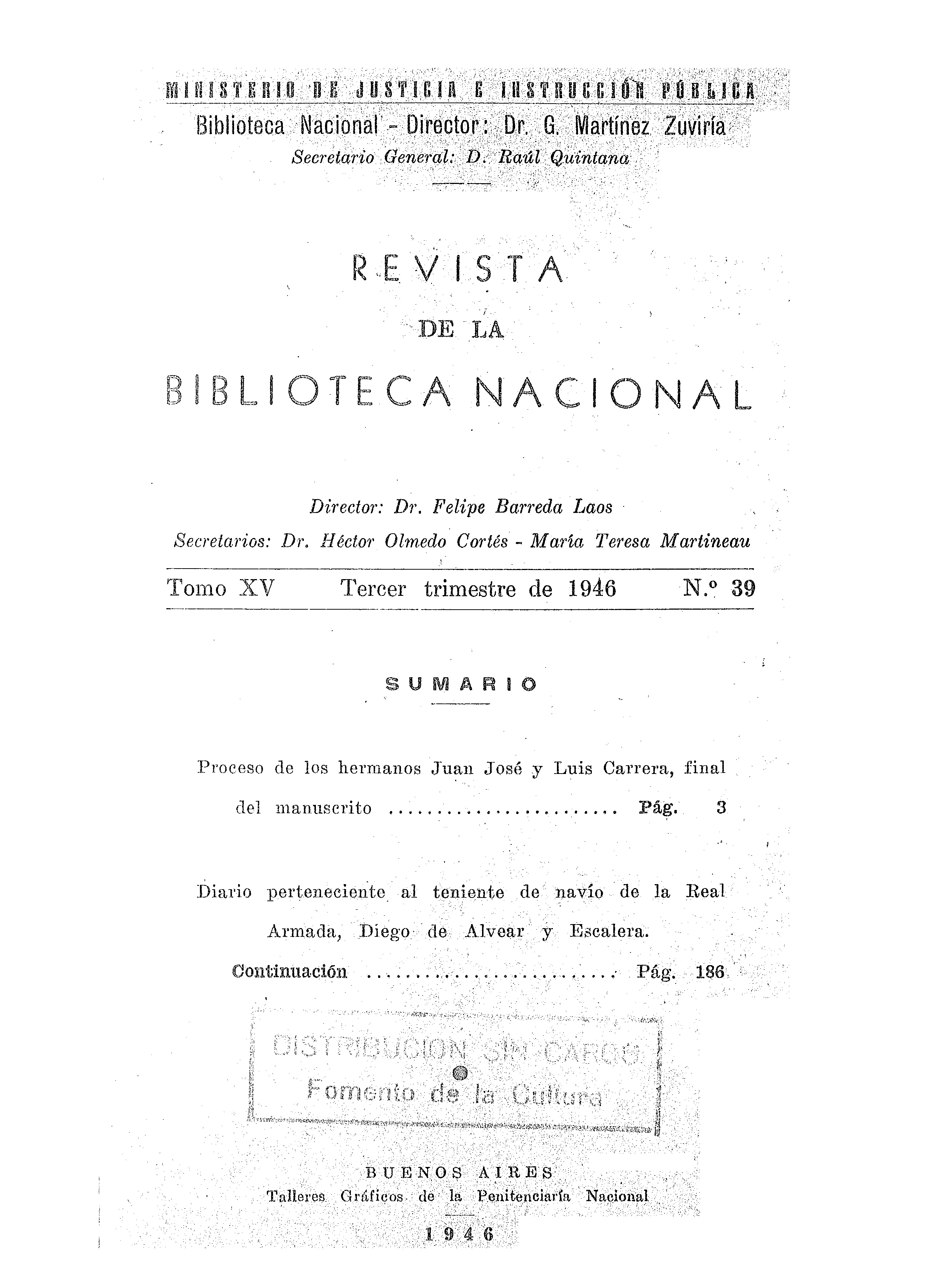 Revista de la Biblioteca Nacional