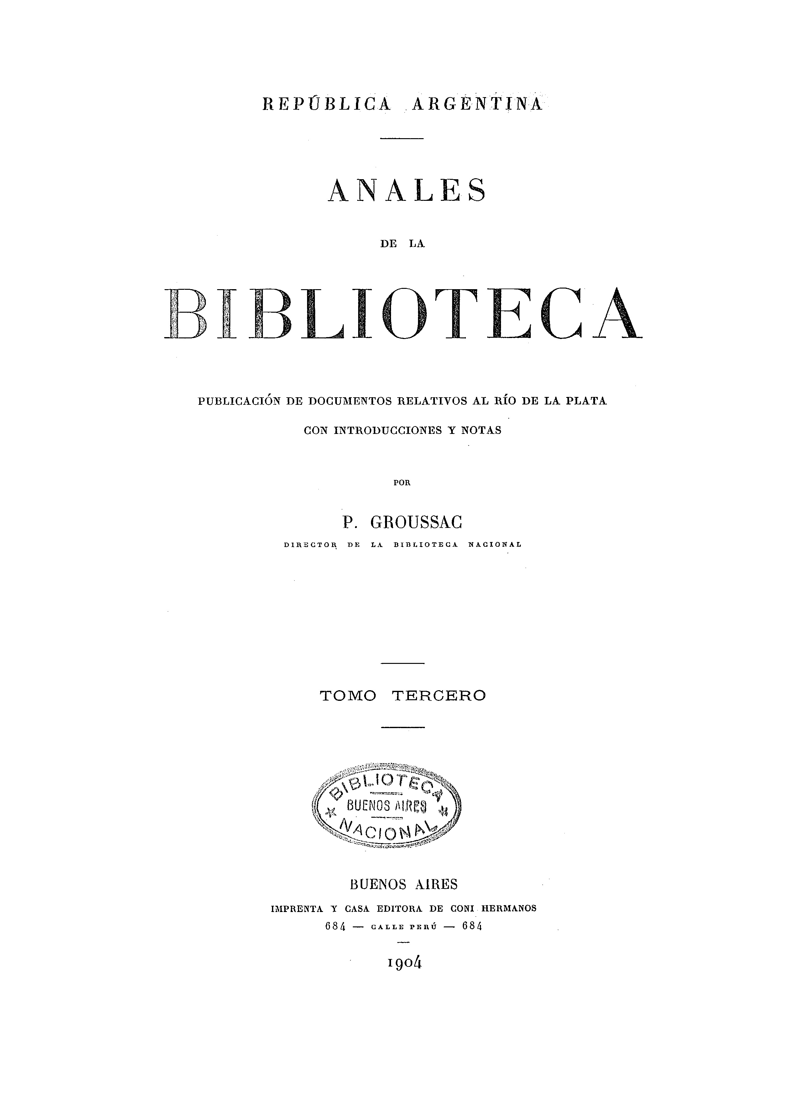 Anales de la Biblioteca