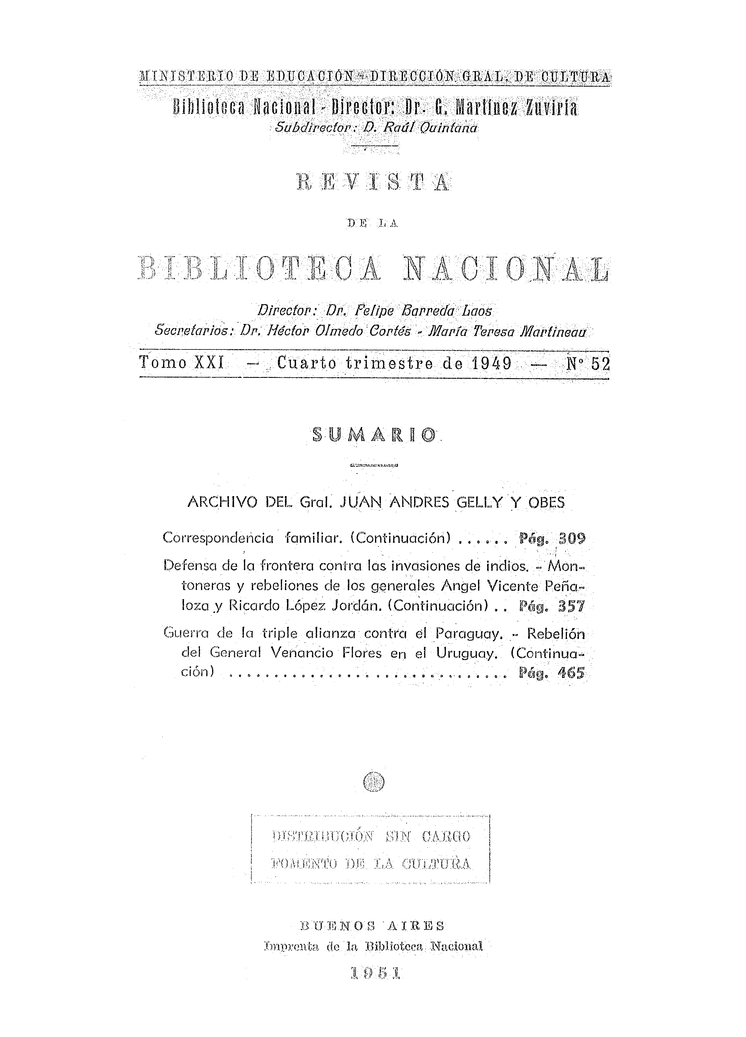 Revista de la Biblioteca Nacional