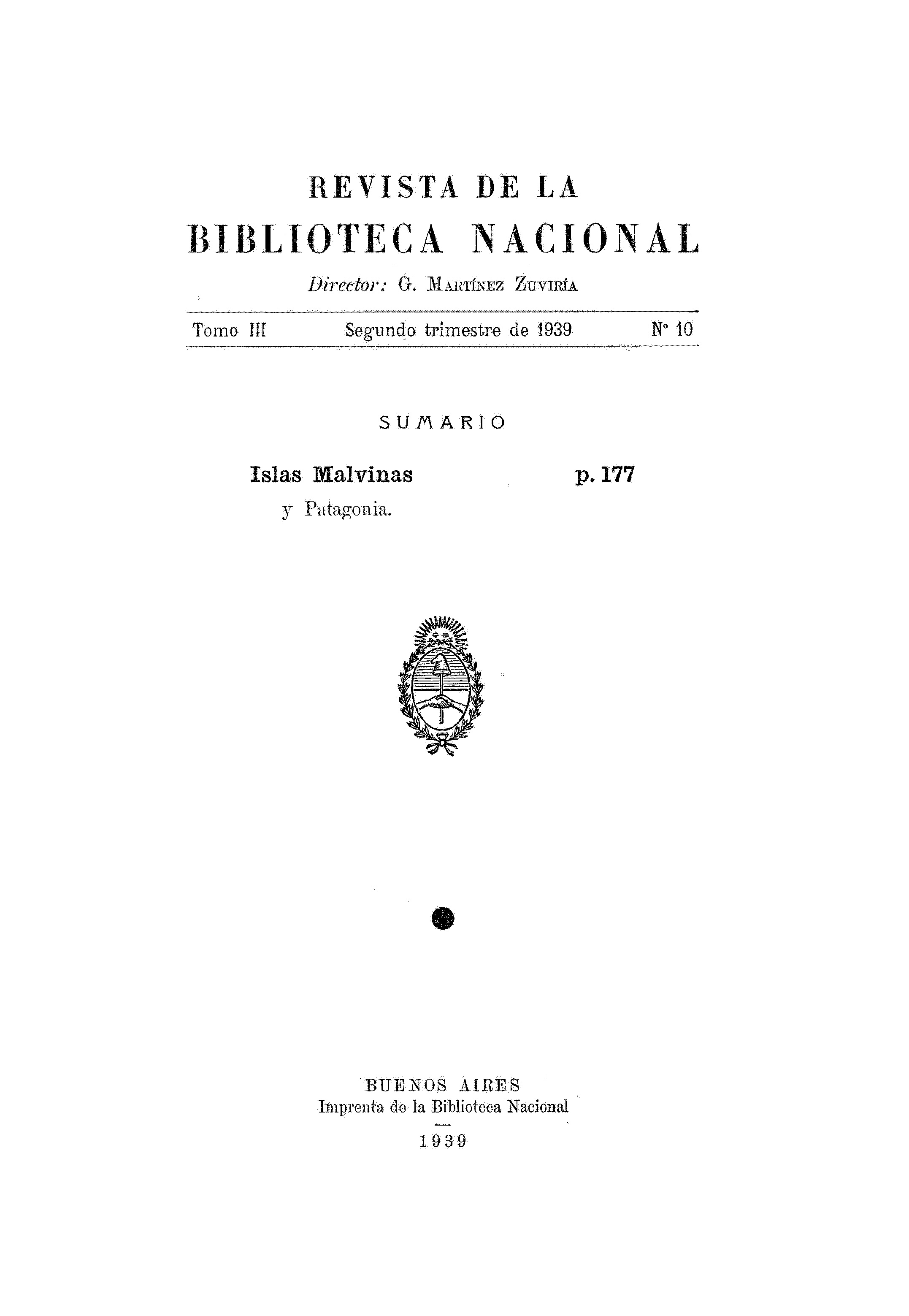 Revista de la Biblioteca Nacional