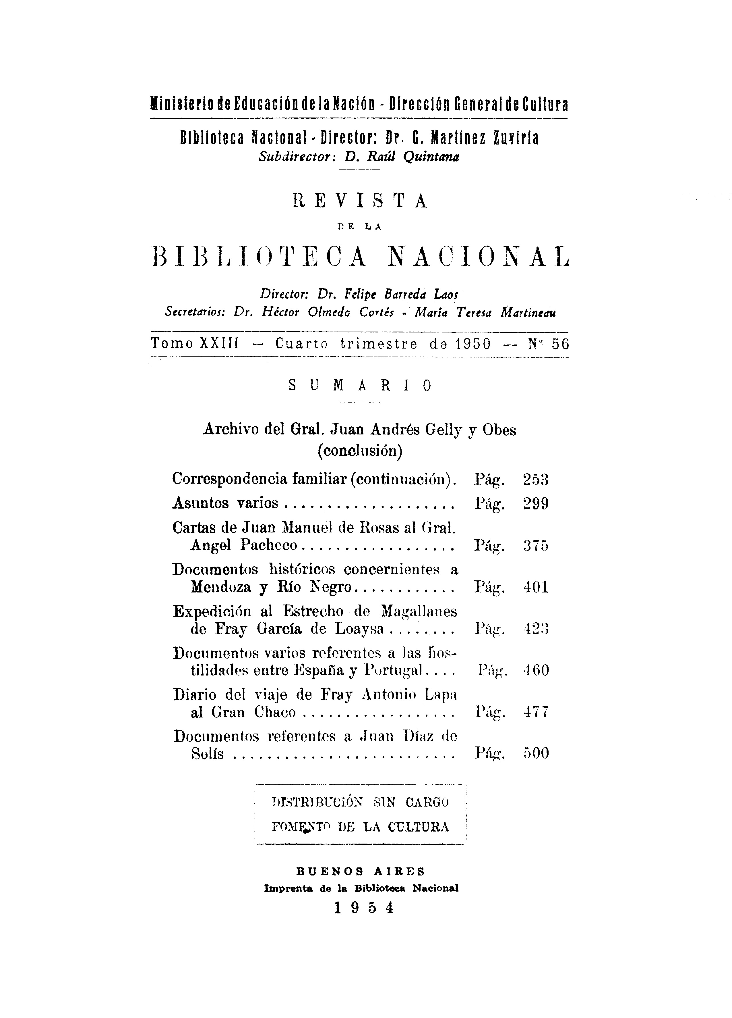 Revista de la Biblioteca Nacional