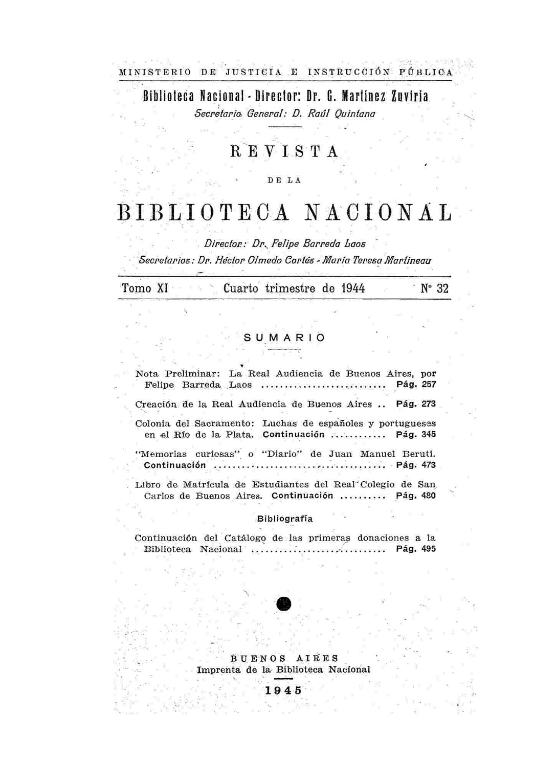 Revista de la Biblioteca Nacional