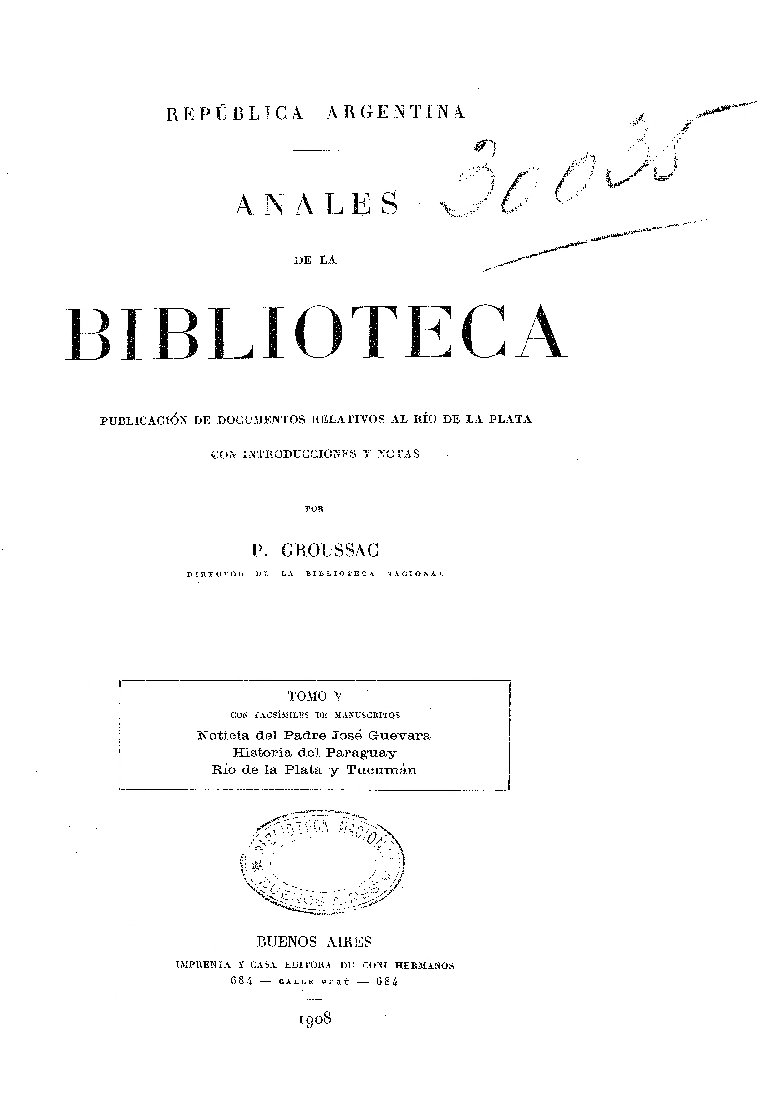 Anales de la Biblioteca